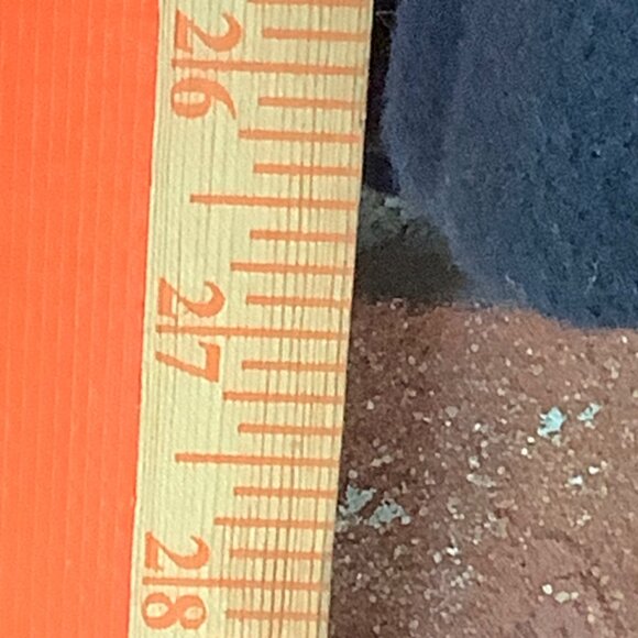 H&M L.O.G.G. Women Size 14 Double-Breasted Pea Coat Wool Blend Navy Blue - Picture 6 of 6